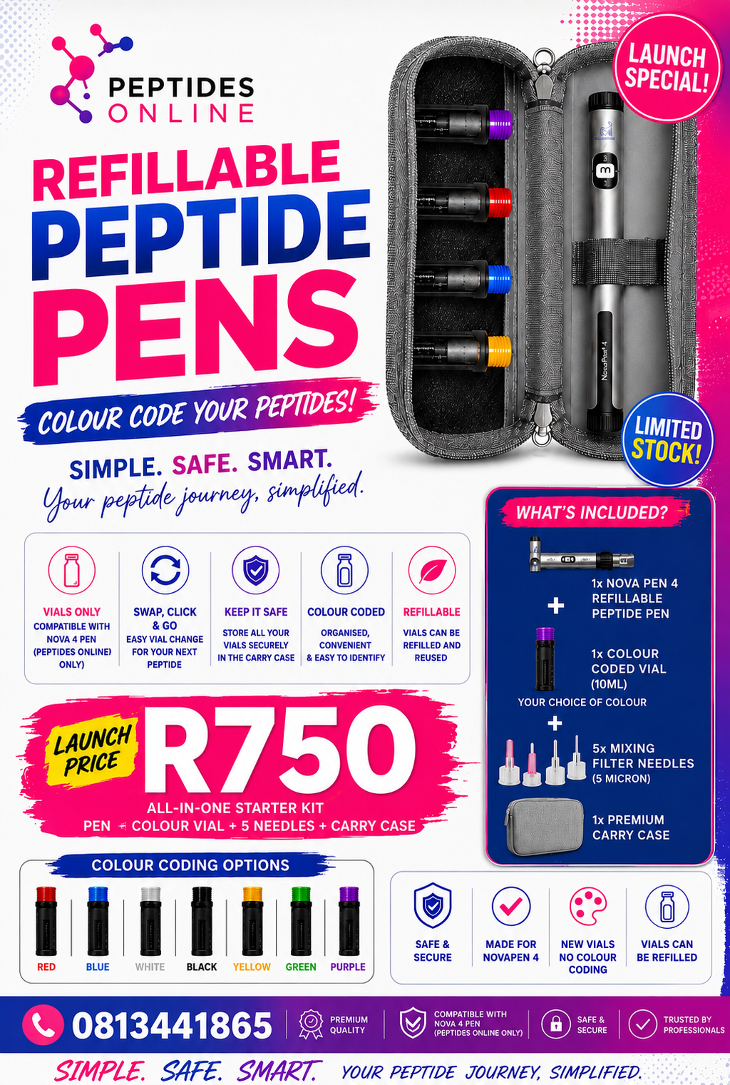 Novo 4 Refillable Peptide Pen Kit