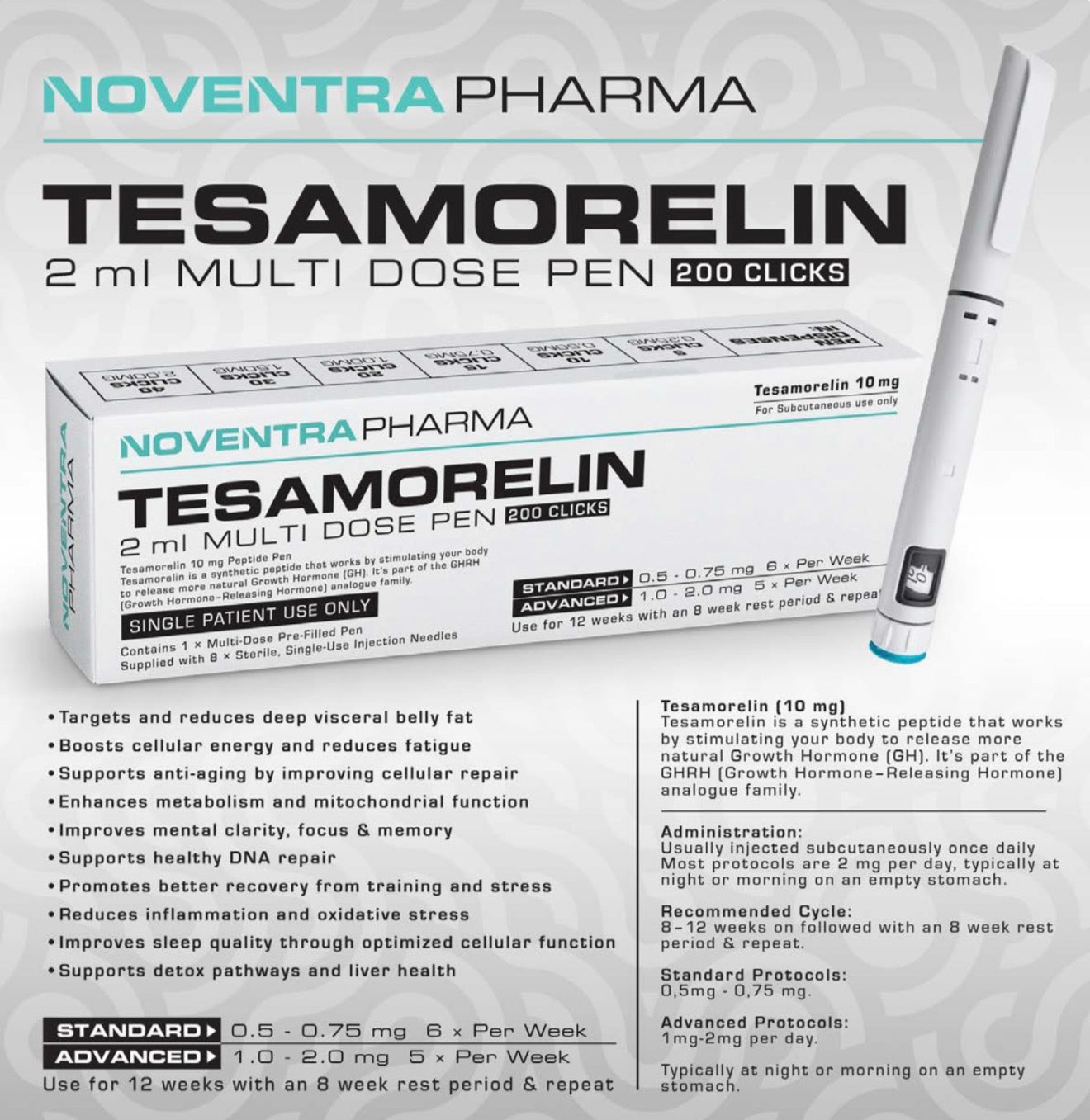 NoventraPharma Tesamorelin Pen