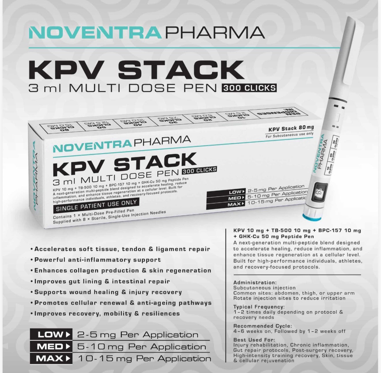 NoventraPharma - KPV Stack Pen