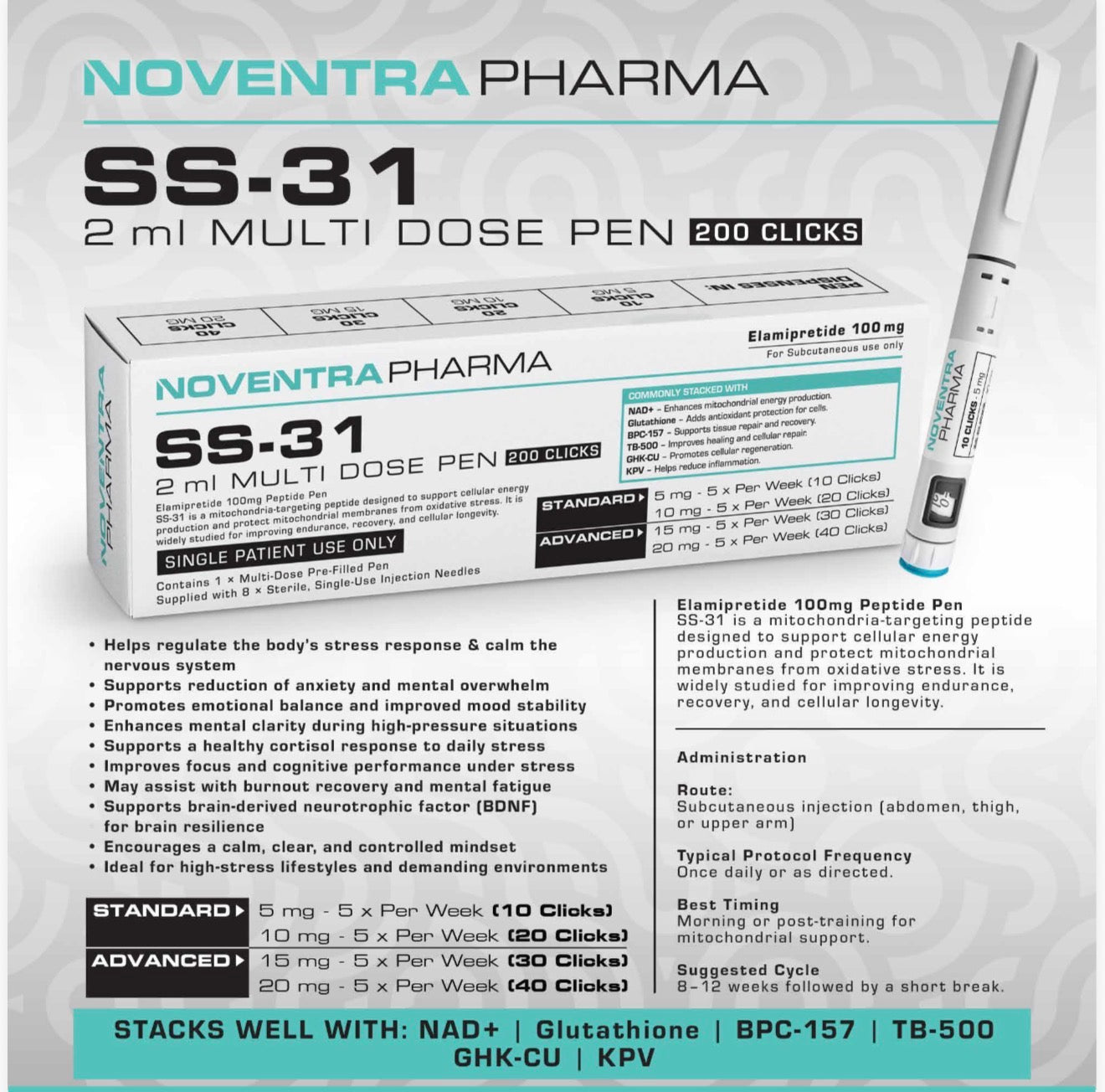 NoventraPharma - SS-31 Pen