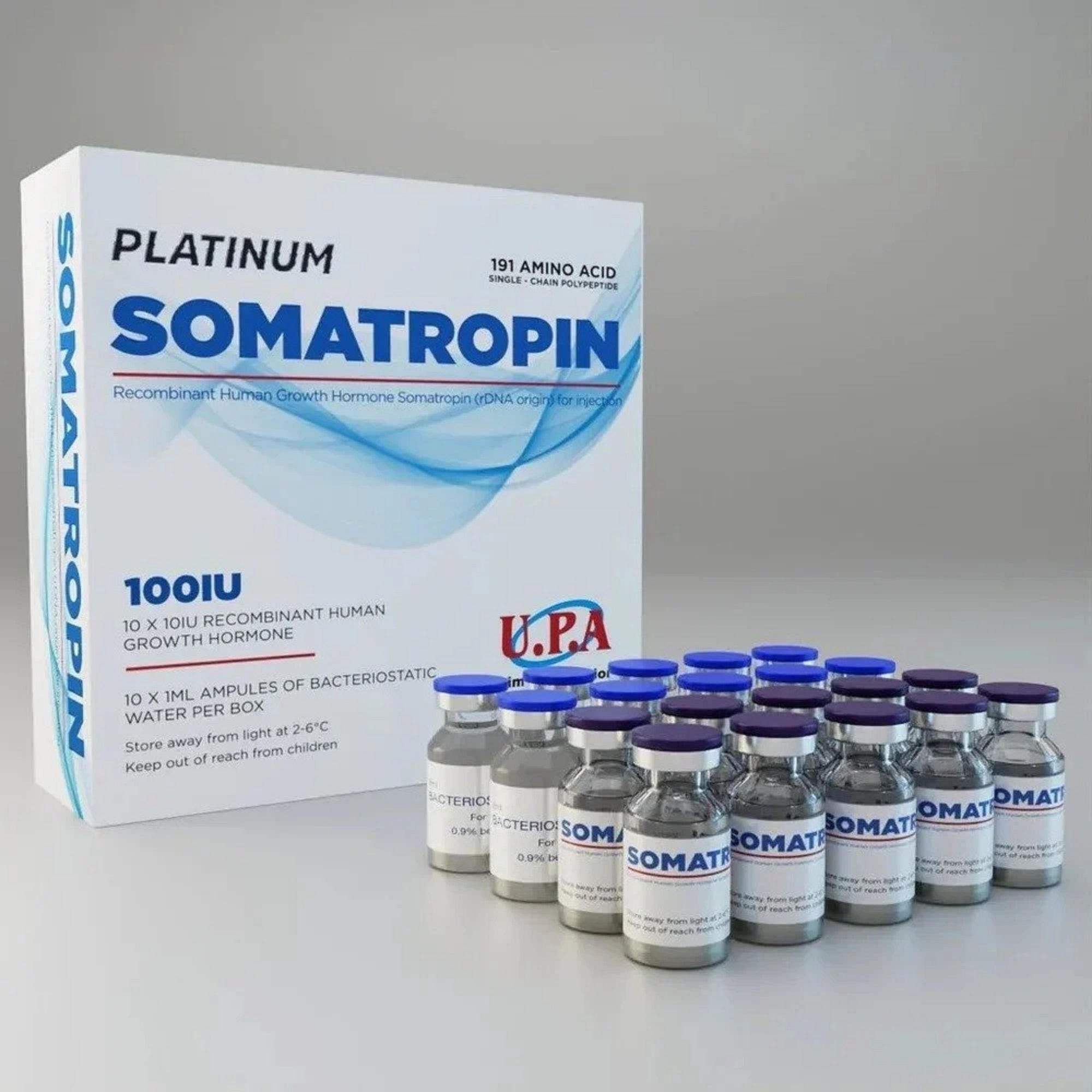 UPA - Growth Hormone - Somatropin 100 (10 vials)