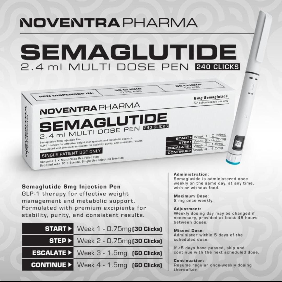 NoventraPharma Semaglutide Pen 6mg