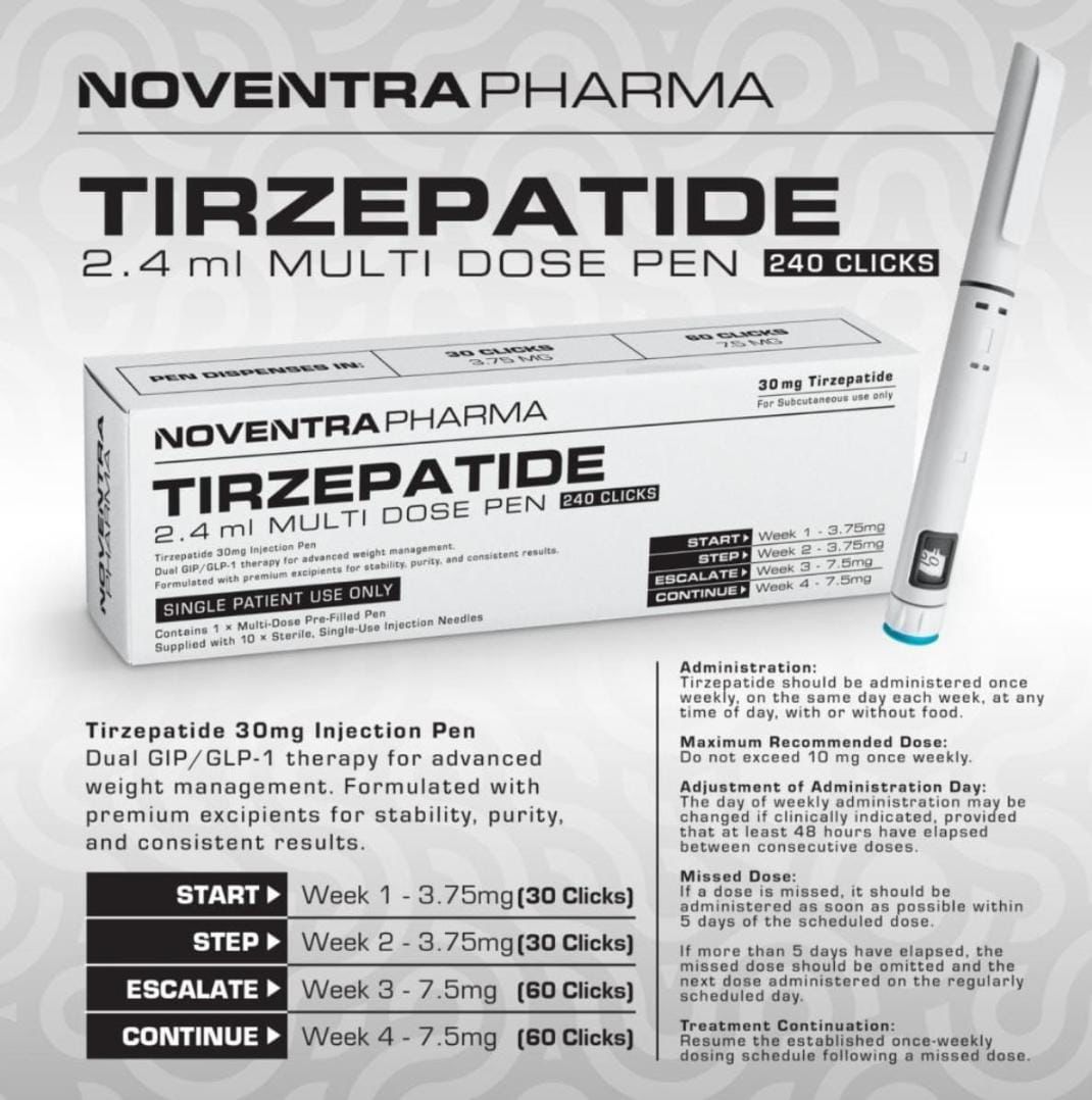 NoventraPharma Tirzepatide Pen 30mg