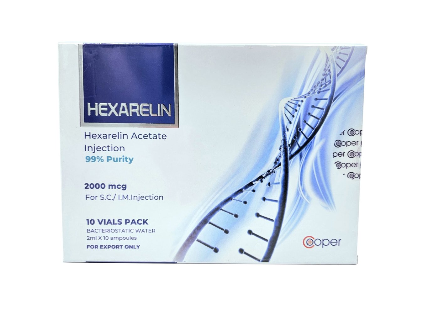 Cooper - Hexarelin 2000mcg (10 vials)