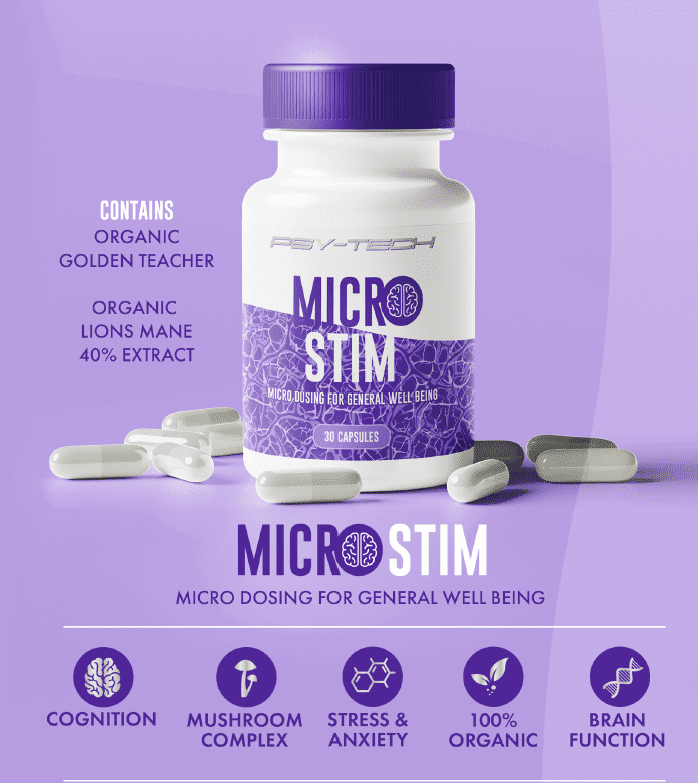 Psytech - Micro Stim 350mg - 30 Capsules